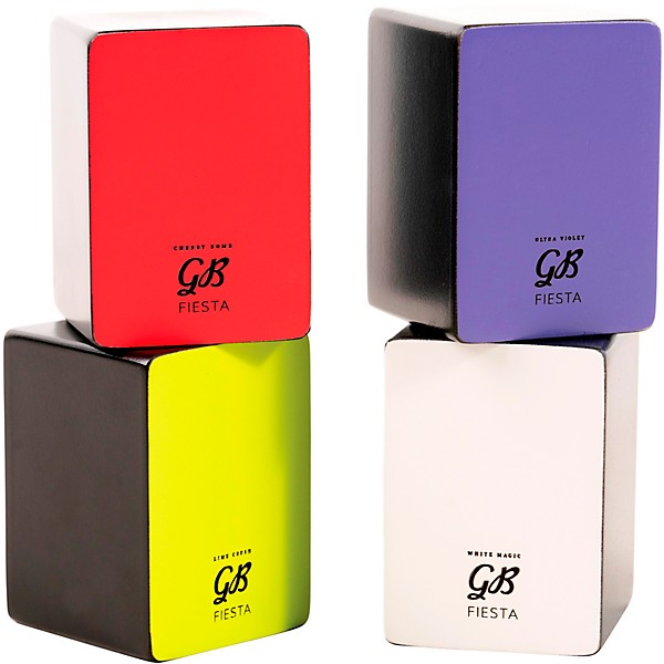 Gon Bops Fiesta Color Shakers 4-Pack