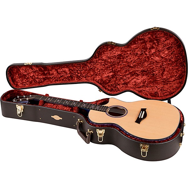 Taylor Custom Grand Auditorium #11152 Sitka Spruce and AA-Quilted Maple Acoustic-Electric Guitar Transparent Purple