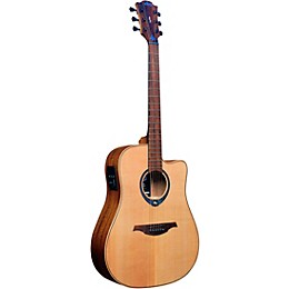 Lag Guitars Tramontane HyVibe THV10DCE Dreadnought Acoustic-Electric Smart Guitar Natural