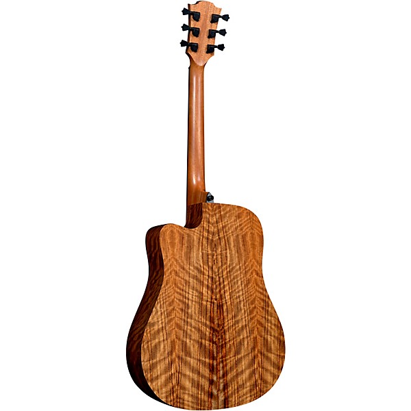 Restock Lag Guitars Tramontane HyVibe THV20DCE Dreadnought Acoustic-Electric Smart Guitar Natural