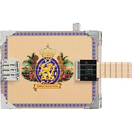 Lace Royalty Acoustic-Electric Cigar Box Guitar 3 string