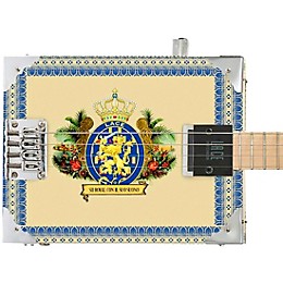 Lace Royalty Acoustic-Electric Cigar Box Guitar 4 string