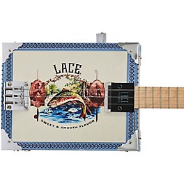 Lace Gone Fishing Acoustic-Electric Cigar Box Guitar 3 string