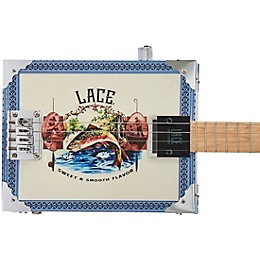 Lace Gone Fishing Acoustic-Electric Cigar Box Guitar 4 string