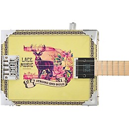 Lace Deer Crossing Acoustic-Electric Cigar Box Guitar 4 string