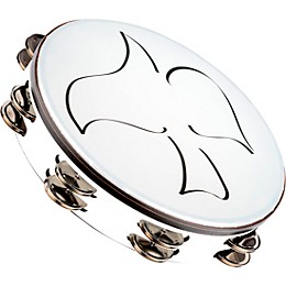 MEINL Gospel Praise and Worship Church Tambourine with Dove Graphic and Double Row Steel Jingles