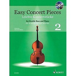 Schott Easy Concert Pieces, Book 2 (24 Easy Pieces from 5 Centuries using Half to 3rd Position) Book/CD