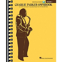 Hal Leonard Charlie Parker Omnibook - Volume 1 - Transcribed Exactly from His Recorded Solos E-Flat Instruments Edition Bo...