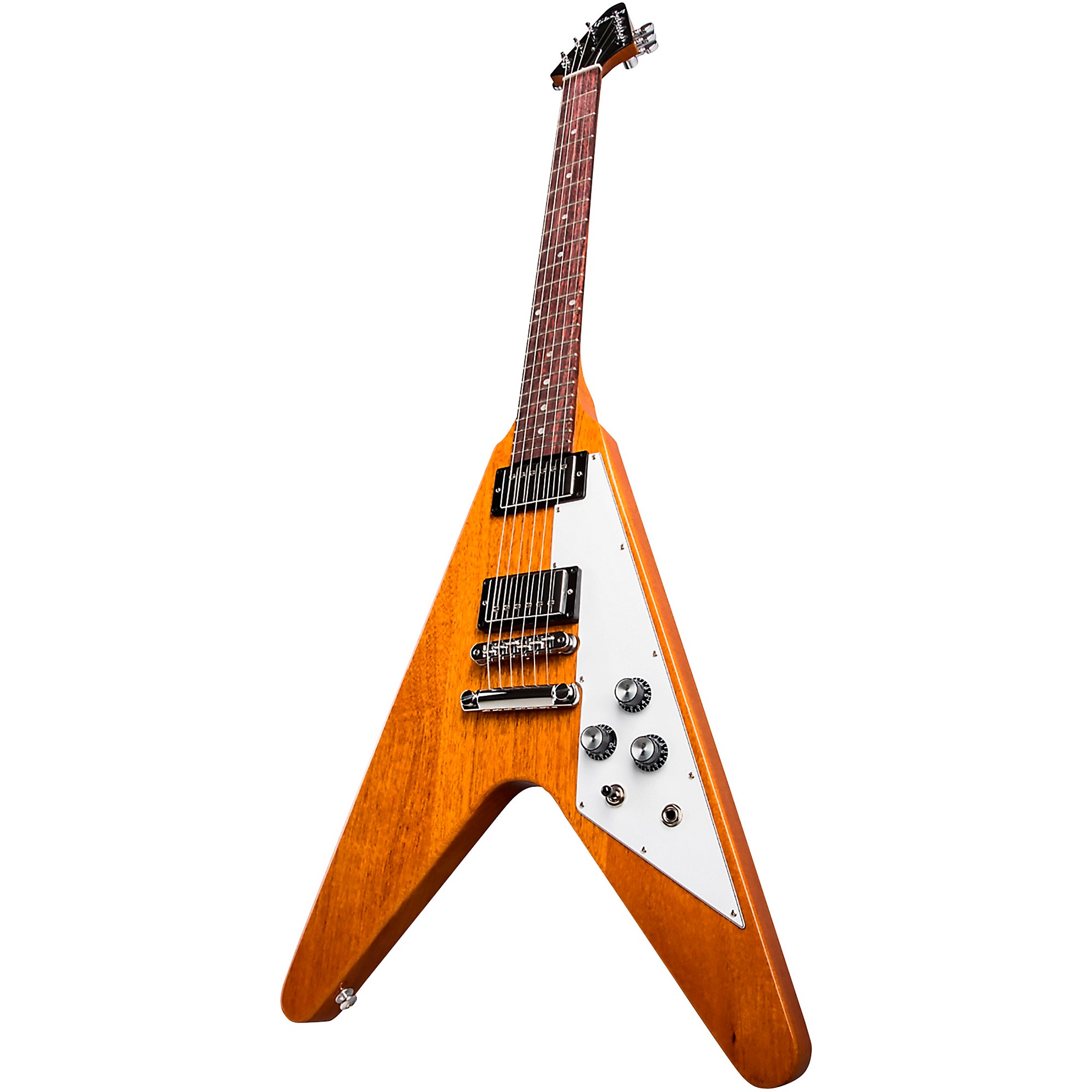 限定セール -SALE Electric V Flying Gibson Box Open Guitar Natural Antique ギター