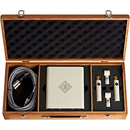 Soyuz Microphones 013 TUBE Matched Pair Small Diaphragm Tube Microphone Single Power Supply Unit with Oak Suitcase (cardio...