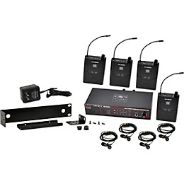 Open Box Galaxy Audio AS-950-4 Wireless In-Ear Monitor Band Pack Level 1 518-554 MHz Black