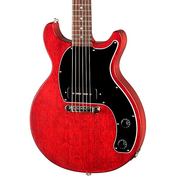 Open Box Gibson Les Paul Junior Tribute DC Electric Guitar Level 2 Worn Cherry 190839835116