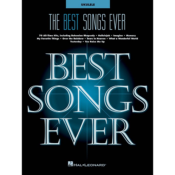 Hal Leonard The Best Songs Ever Ukulele Songbook
