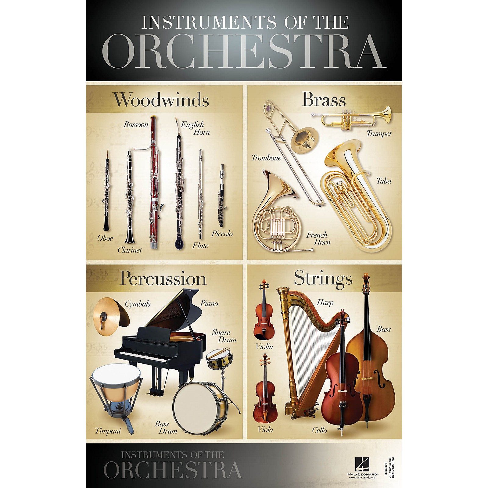 Woodwind instruments and Brass instruments