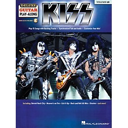 Hal Leonard KISS Deluxe Guitar Play-Along Volume 18 Book/Audio Online