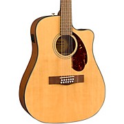 Fender Cd-140Sce 12-String Dreadnought Acoustic-Electric Guitar Natural for sale