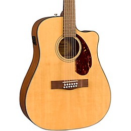 Fender CD-140SCE 12-String Dreadnought Acoustic-Electric Guitar Natural