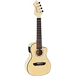 Ortega Horizon Series RUBO-CE Bamboo Concert Acoustic-Electric Ukulele Satin Natural