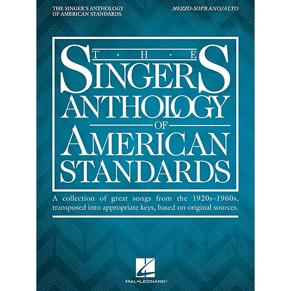 Hal Leonard The Singer's Anthology of American Standards Mezzo-Soprano/Alto Edition Vocal Songbook
