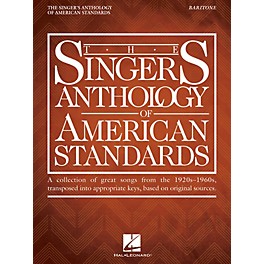 Hal Leonard The Singer's Anthology of American Standards Baritone Edition Vocal Songbook