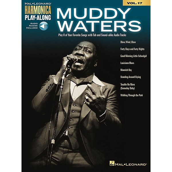 Hal Leonard Muddy Waters Harmonica Play-Along Volume 17 Book/Audio Online