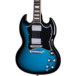 Blemished Gibson SG Standard Electric Guitar Level 2 Pelham Blue Burst 197881211790