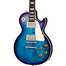 Open Box Gibson Les Paul Standard '50s Figured Top Electric Guitar Level 2 Blueberry Burst 197881150211