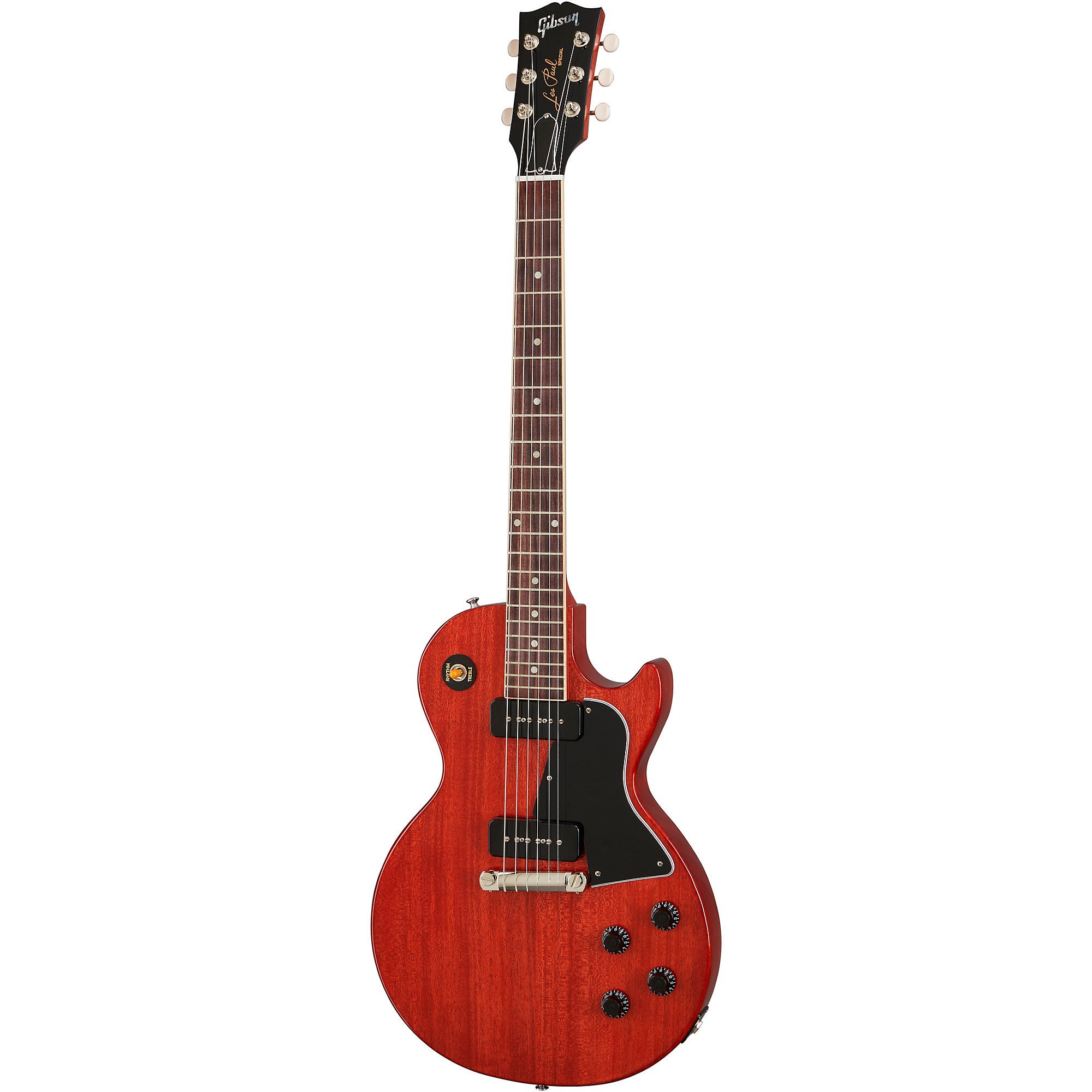 ギター Gibson Les Paul Tribute Satin Cherry Sun Gibson Les Paul Tribute Electric Guitar Satin Cherry