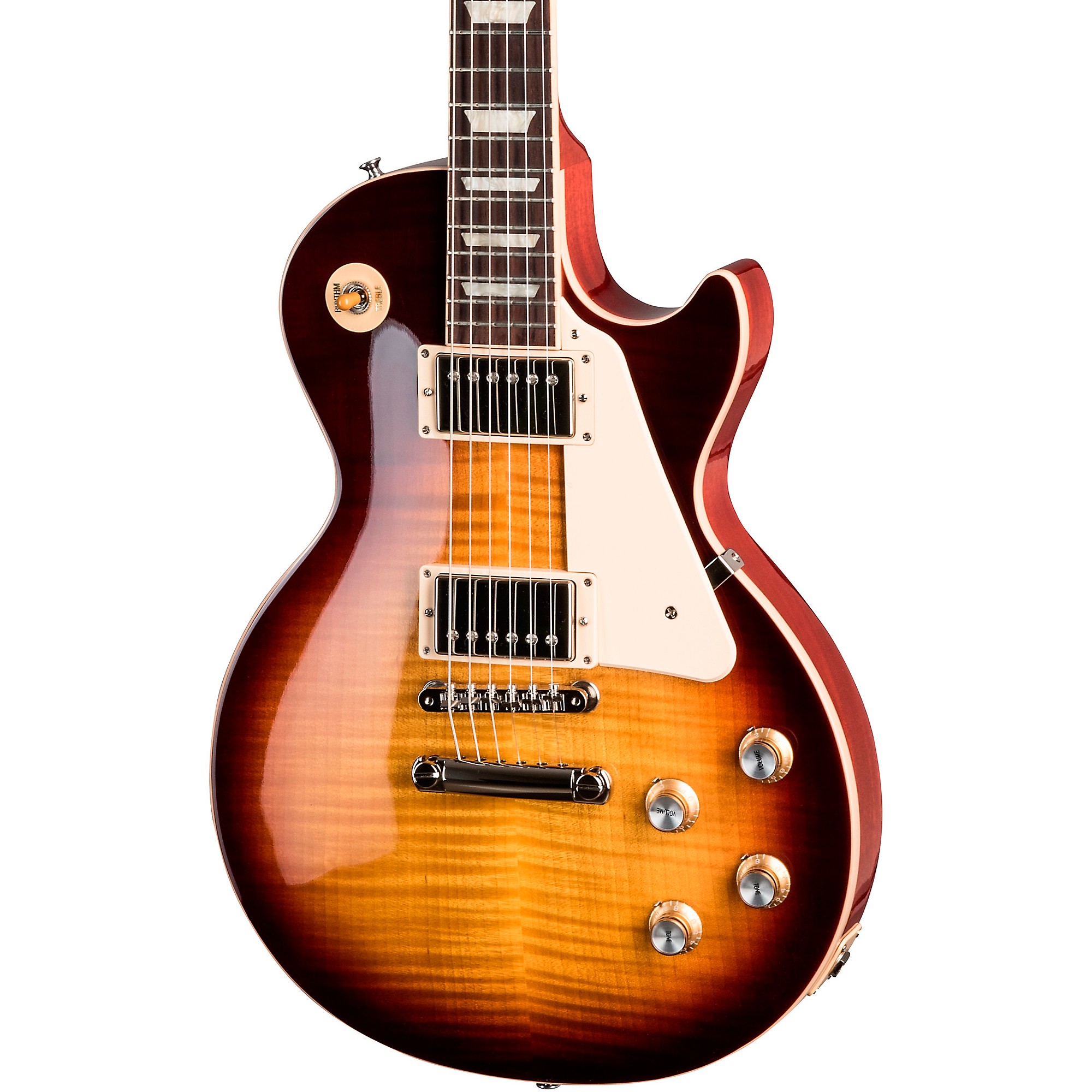 Gibson Les Paul Standard '60s Electric Guitar Bourbon Burst | Center