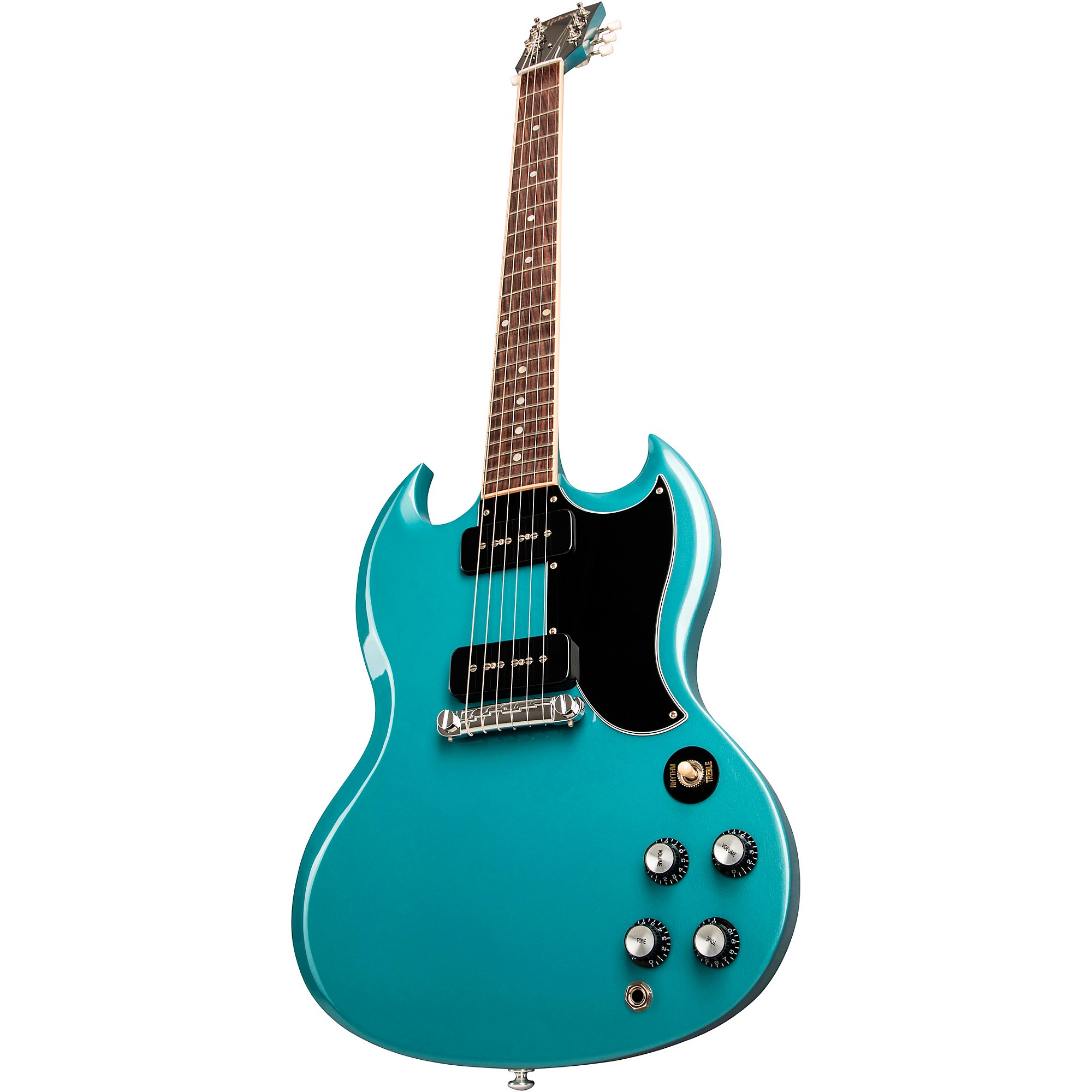 Open Box Gibson SG Special Electric Guitar Faded Pelham Blue