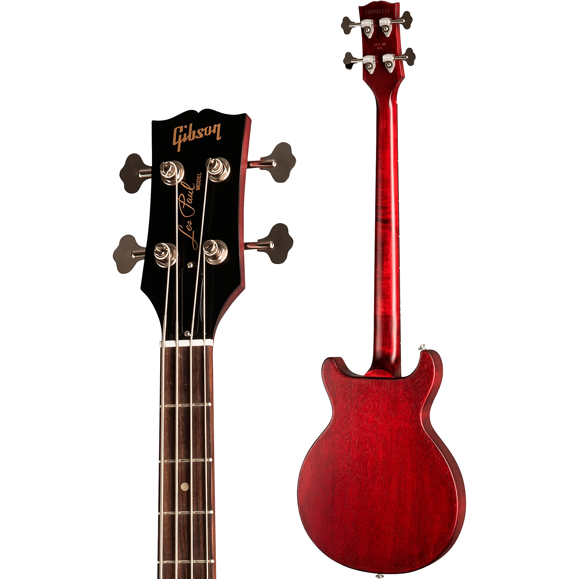 Open Box Gibson Les Paul Junior Tribute DC Bass Worn Cherry