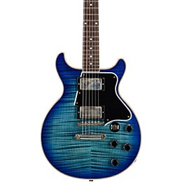Gibson Custom Les Paul Special Double-Cut Figured Maple Top VOS Electric Guitar Blue Burst