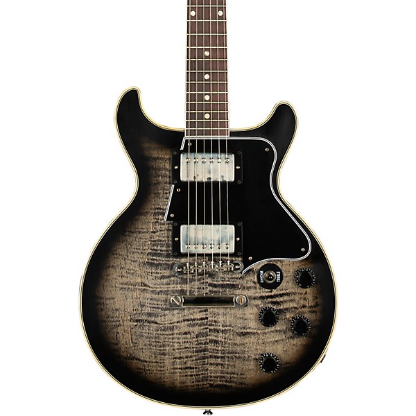 Gibson Custom Les Paul Special Double-Cut Figured Maple Top VOS Electric Guitar Cobra Burst