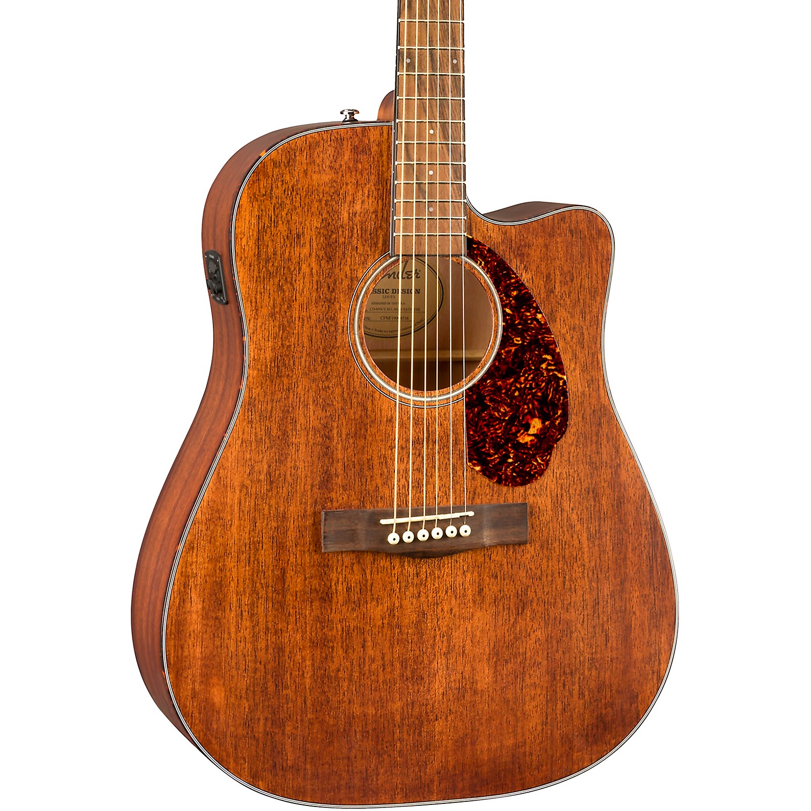 Fender CD-60SCE All-Mahogany Limited-Edition Acoustic-Electric Guitar Satin  Natural