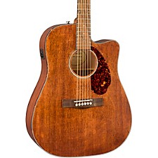 Fender CD-60SCE Dreadnought All-Mahogany Acoustic-Electric