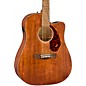 Fender CD-60SCE All-Mahogany Limited-Edition Acoustic-Electric Guitar Satin Natural thumbnail
