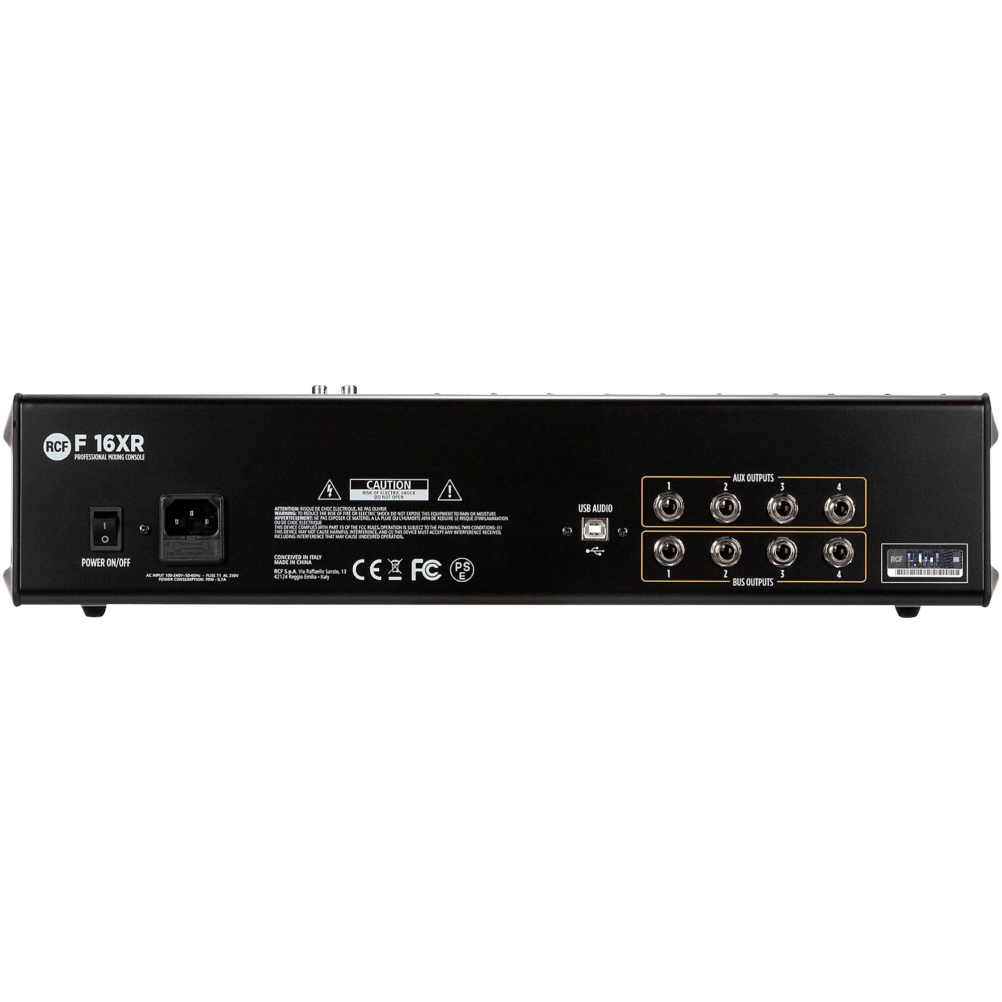 RCF F16XR 16chアナログミキサー USED保証有り RCF F 16XR 16-Channel Mixer With FX and Recording | Guitar Center