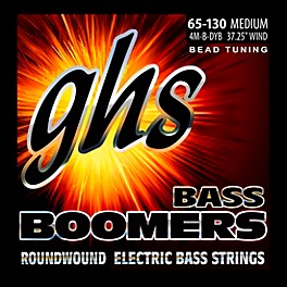 GHS BEAD Tuned Bass Boomers Medium (65-130) Strings