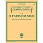 G. Schirmer 18 Etudes for Piano - Schirmer's Library of Musical Classics Volume 2143 thumbnail
