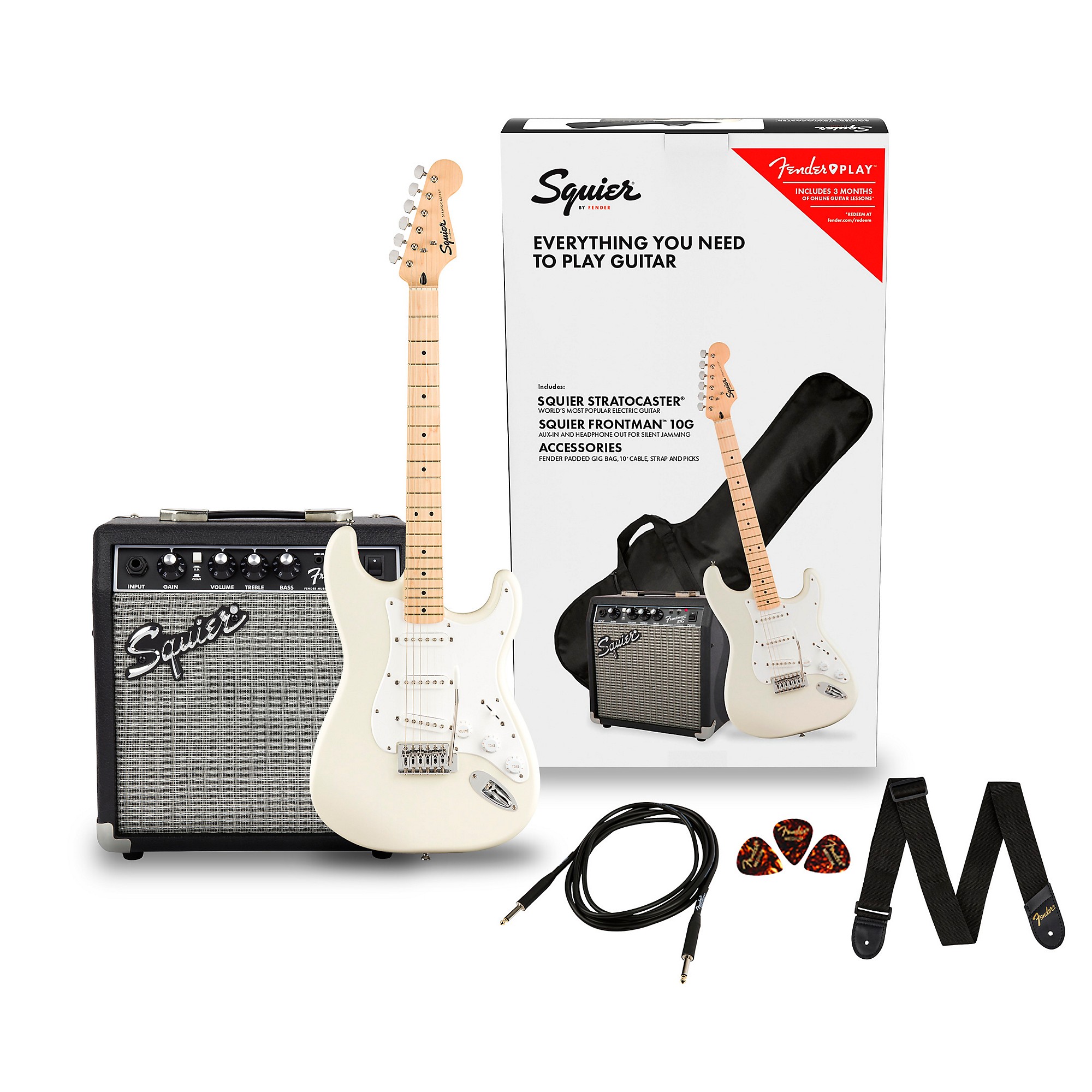 Squier Stratocaster Limited-Edition Electric Guitar Pack With