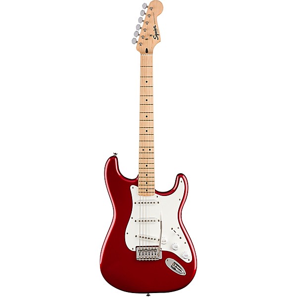 Squier Stratocaster Limited-Edition Electric Guitar Pack With Squier Frontman 10G Amp Candy Apple Red