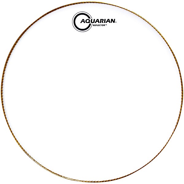 Aquarian Ice White Reflector Drum Head 14 in.