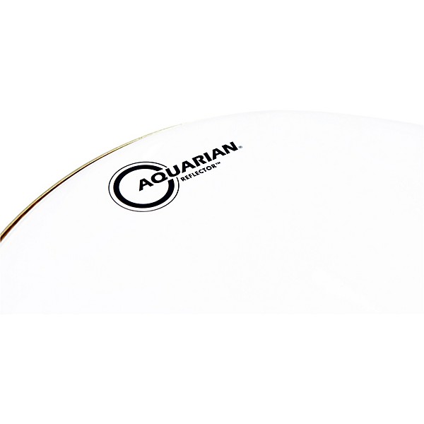 Aquarian Ice White Reflector Drum Head 14 in.