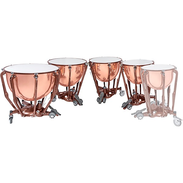 Ludwig Standard Series Polished Copper Timpani Set with Gauge 23, 26, 29, 32 in.