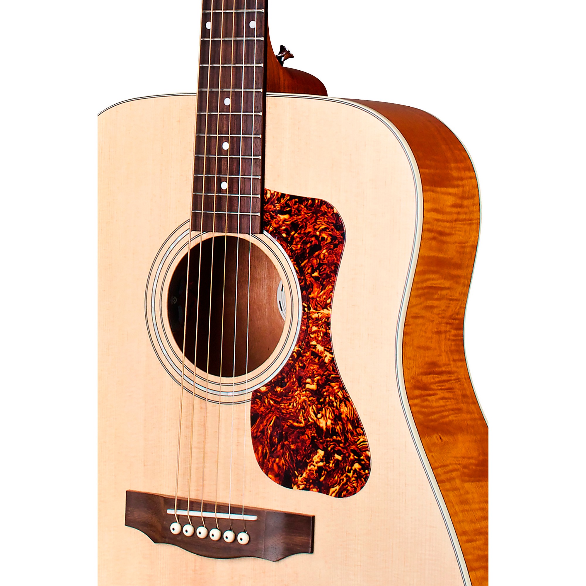 Guild D-240E Flamed Mahogany Dreadnought Acoustic-Electric Guitar