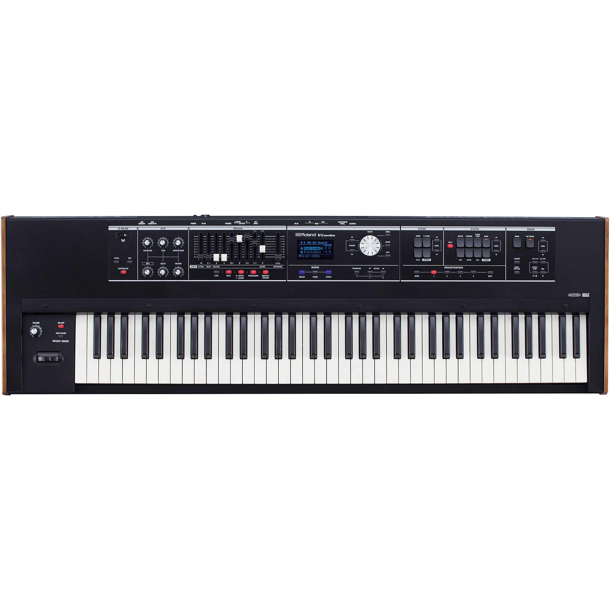 Roland Roland VR-730 and 76-Key Keyboard Bag Black | Guitar Center