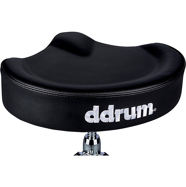 ddrum Mercury Vinyl Top Saddle Throne Black