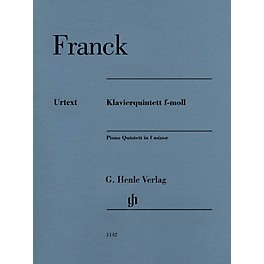 G. Henle Verlag Piano Quintet in F minor by Cesar Franck