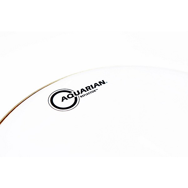 Aquarian Ice White Reflector Bass Drum Head 18 in.