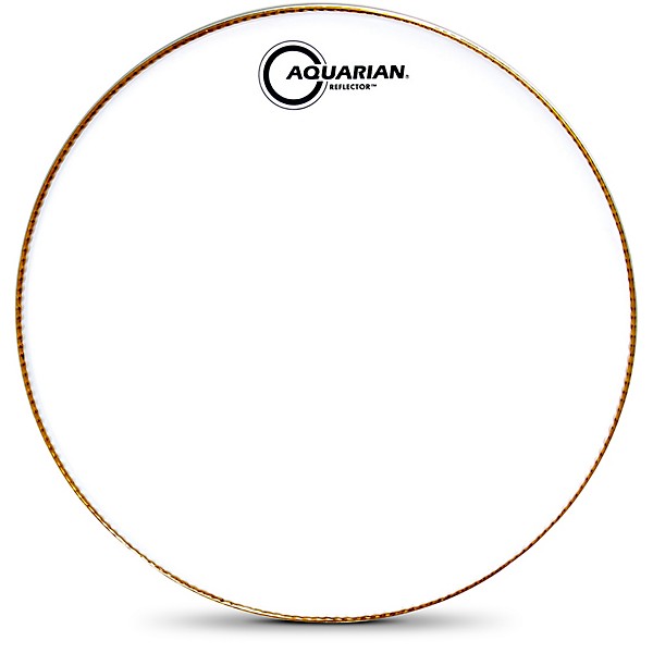 Aquarian Ice White Reflector Bass Drum Head 26 in.